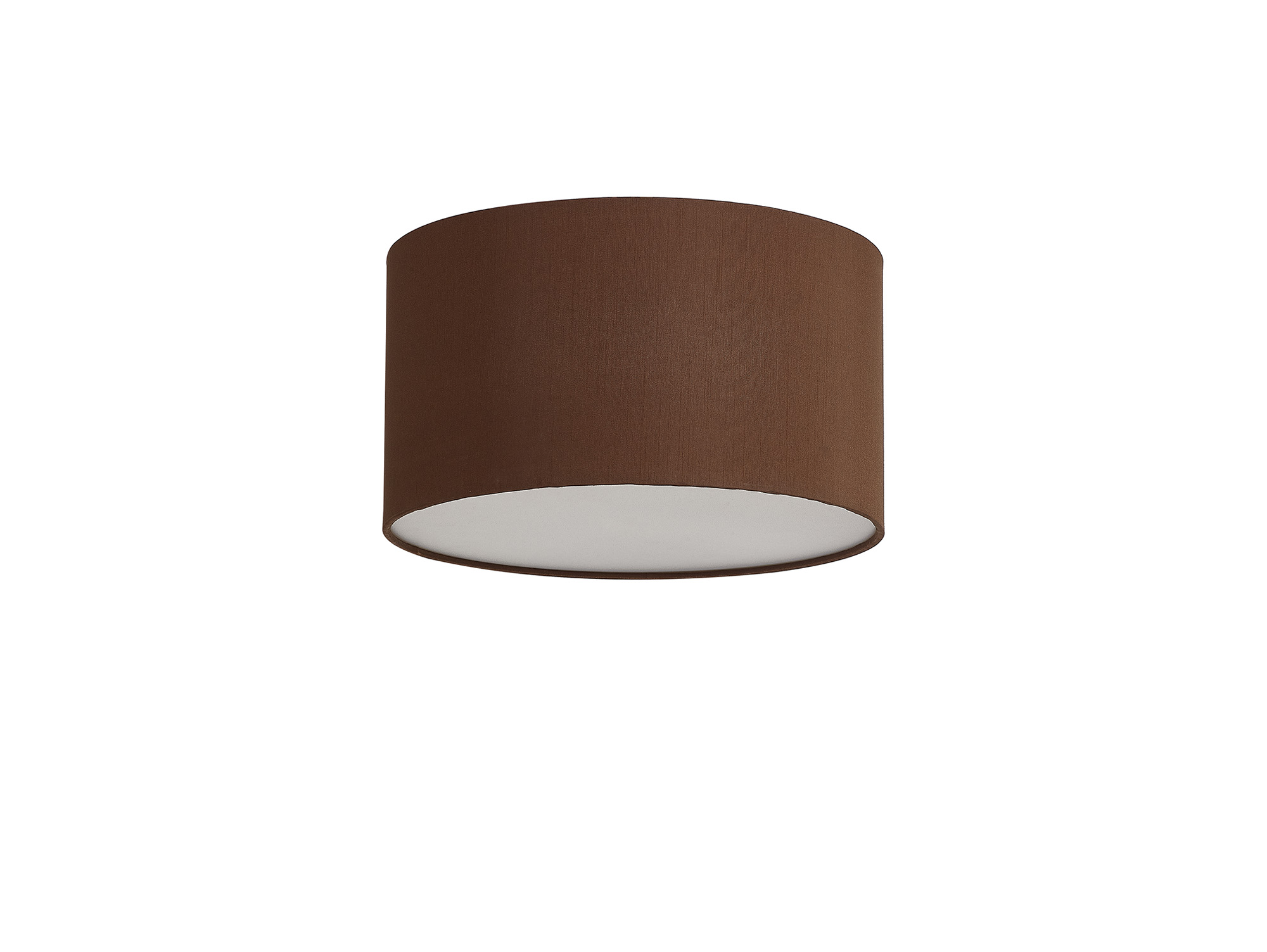 Baymont 30cm Flush 3 Light Raw Cocoa/Grecian Bronze, Frosted Diffuser DK0621  Deco Baymont
